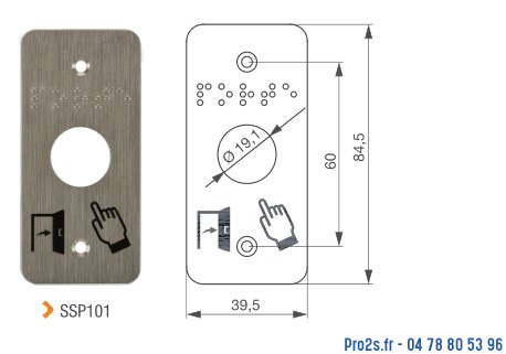 Voir la fiche produit IZYX_PLAQUE_19_SSP101