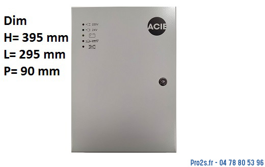 telecommande acie alim secours pac5-24 face