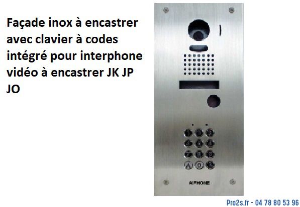 telecommande aiphone facade-clavier kjkf face