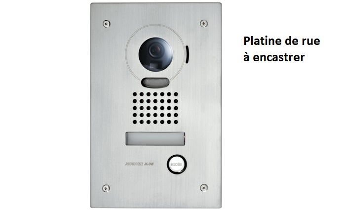 telecommande aiphone platine-encastree JODVF face