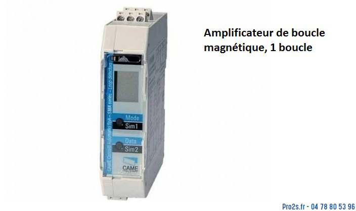 telecommande came ampli-boucle 009sma face