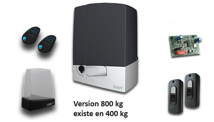 Voir la fiche produit CAME_KIT_BXV_8K01MS-004_24V-800KG