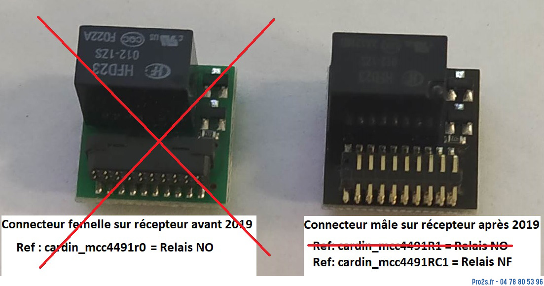 telecommande cardin mcc4491rc1 nouveau nf face