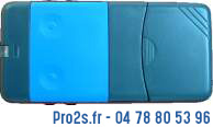 telecommande cardin s435 bleue 2 face