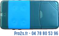 telecommande cardin s435 bleue 4 face
