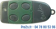 telecommande cardin s449 4 verte face