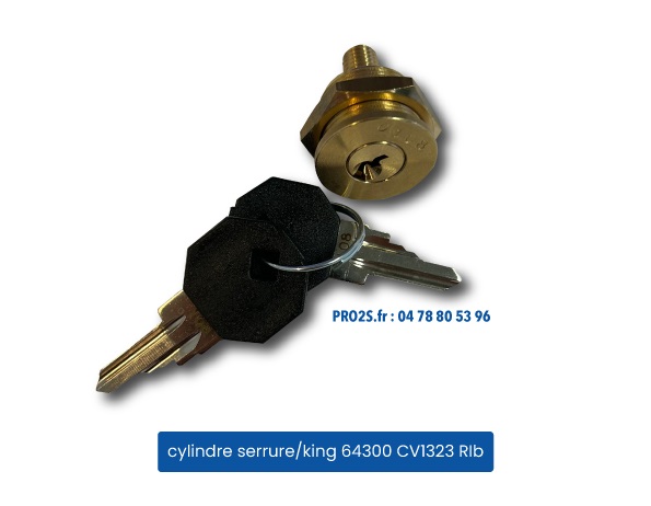 telecommande cylindre-serrure-king-64300 cva1323 face