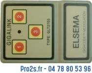 telecommande elsema glt2703 face