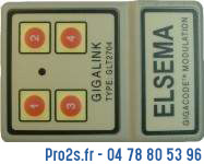 telecommande elsema glt2704 face