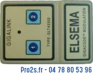 telecommande elsema glt43302 face