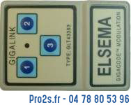 telecommande elsema glt43303 face