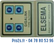 telecommande elsema glt43304 face