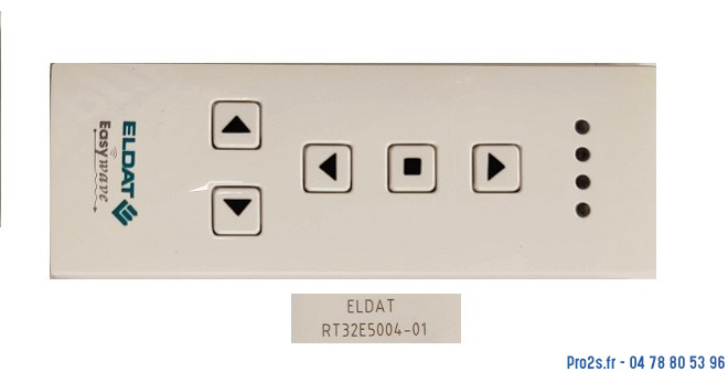 telecommande faac 787482 eldat-rt32e5004 face