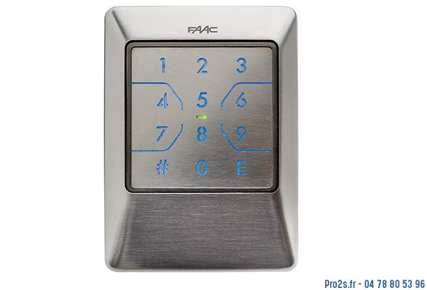 telecommande faac clavier radio xkpw 404038 face