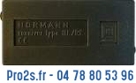 telecommande hormann he1 bleu868 face