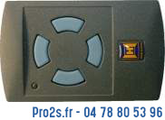 telecommande hormann hsm4 bleu868 face