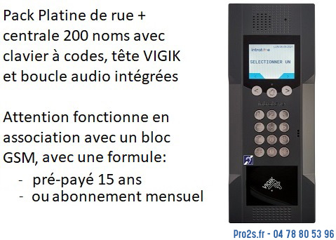 telecommande intratone intracode 01 0203 face