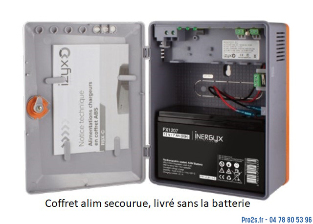 telecommande izyx alim-chargeur RSX1505C face