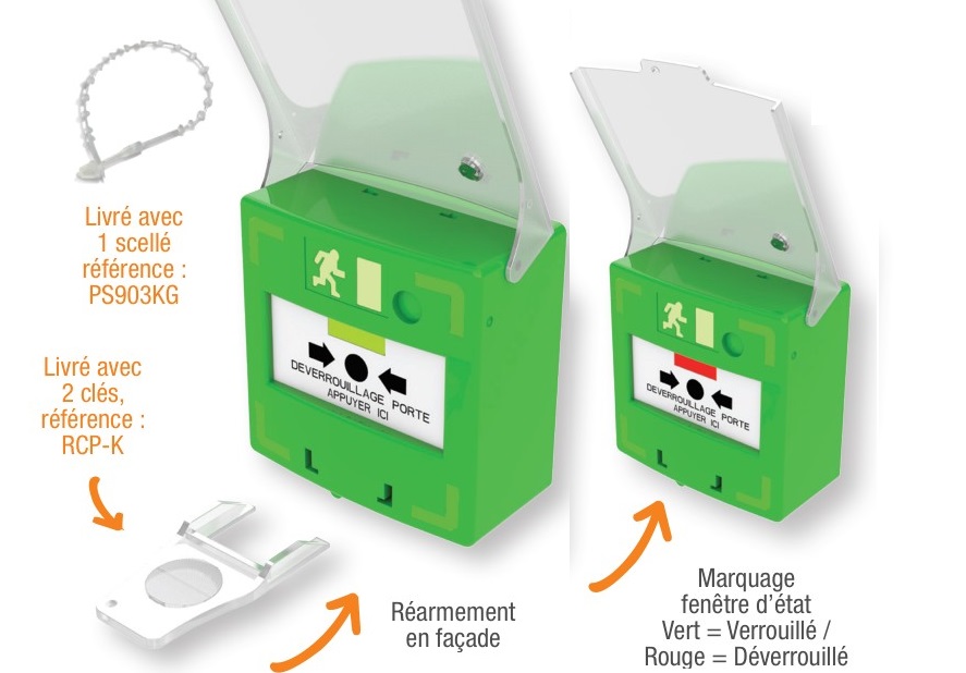 telecommande izyx declencheur rcp300g face