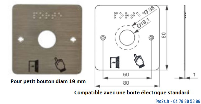 telecommande izyx plaque 19 ssp201 face