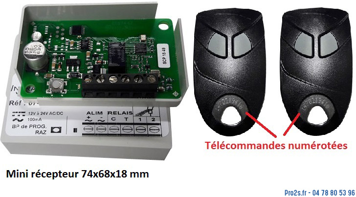 telecommande kit securise eco face