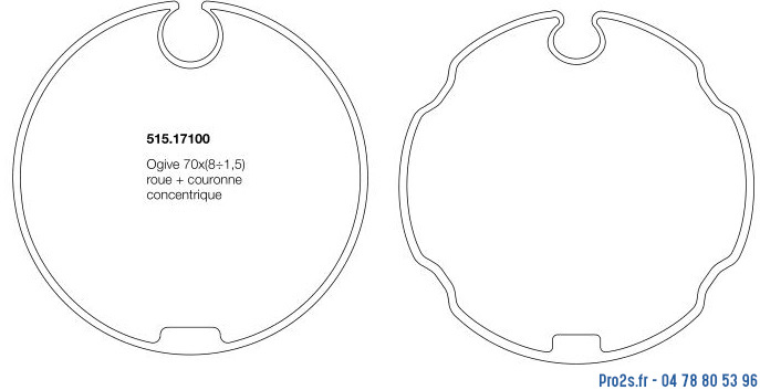 telecommande nice 515-17100 face