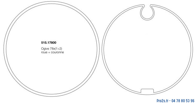 telecommande nice 515-17800 face