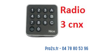 telecommande nice clavier edswg face