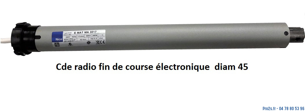 telecommande nice e-mat ma3017 radio face