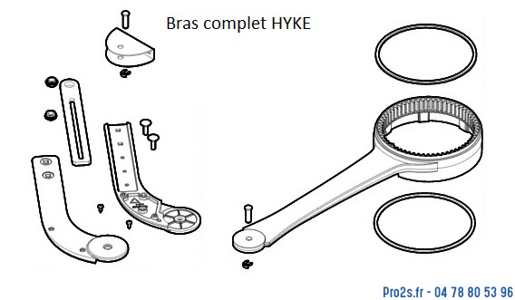 telecommande nice hyke bras prhk02 face