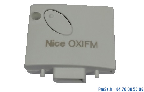 telecommande nice oxi 868fm face