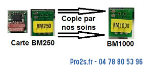 telecommande nice upgrade mem1000 face