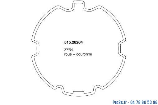 telecommande nice zf64 515.26264 face