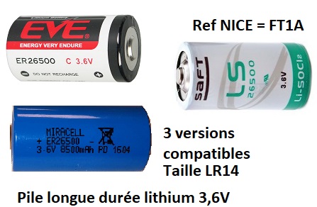 PILE 3.6V LITHIUM C