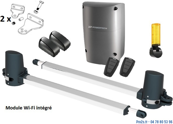 telecommande powertech kit-verin pw200wifi face