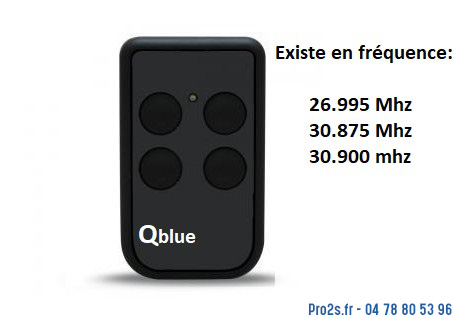 telecommande qblue 26995 face