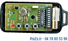 telecommande technomatic tq433 interieur