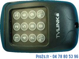 telecommande tvlink tvtx k868b04 face